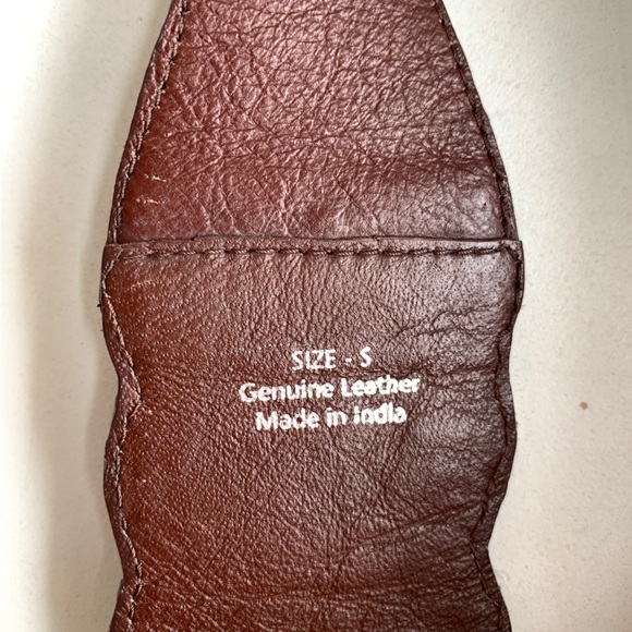 Anthropologie Leather and Beaded Belt main image 4